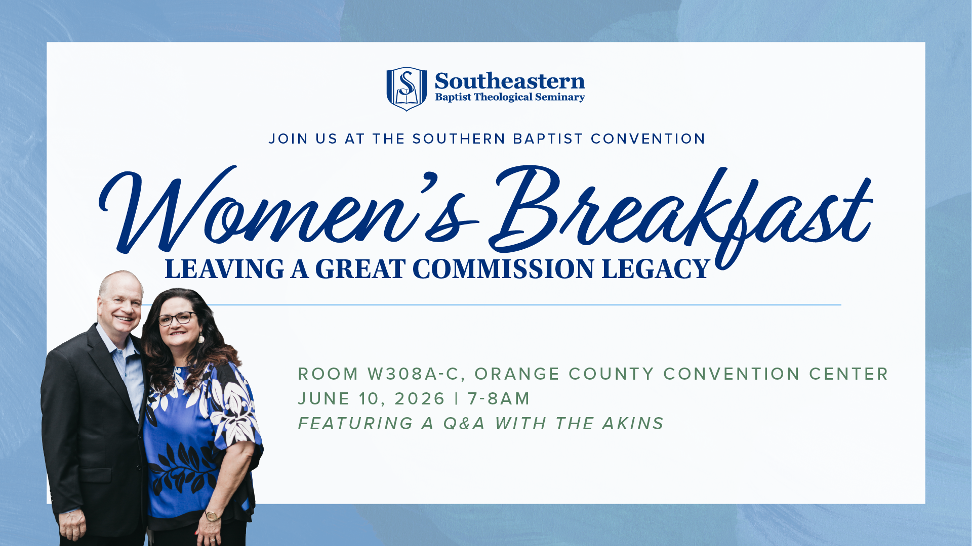SBC 2026 Women's Breakfast: Leaving a Great Commission Legacy event graphic